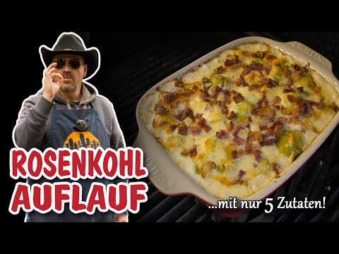 Rosenkohlauflauf mit nur 5 Zutaten | schnell, einfach & lecker mit Gelinggarantie! | Grill Five-0 🤠