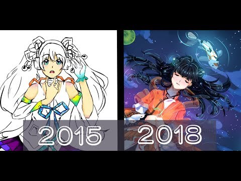 My Digital Art Progress (2015-2018)