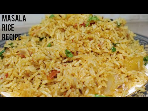 Simple Masala Fried Rice |Easy Tasty Masala Rice |Lunch Box Recipe |Kids Special Recipe