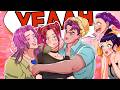 Mira Zoey Tease Mira Over Romance Abby Rumi X Jinu KPop Demon Hunters COMIC DUB