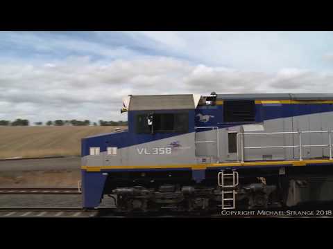 SCT Dooen Container Train With VL358 VL359 SCT001 (10/1/2018) - PoathTV Australian Railways