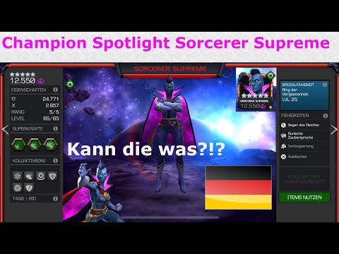 [MCOC] Sorcerer Supreme Champion Spotlight / zu kompliziert?!? [Deutsch] [1440p]