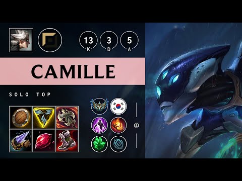 Camille Top vs Shen - KR Challenger Patch 25.13