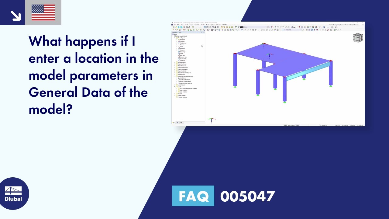 FAQ 005047 | What happens if I enter a location in the model parameters in the Base Data ...