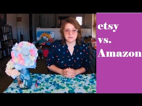 Amazon vs Etsy: pros and cons, how to use amazon handmade, starting your own handmade business, etsy