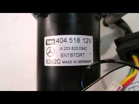 2003 Mercedes C240 Front windshield wiper arms motor 203TYPE 2038200342 - mbiparts.com Used O... OEM