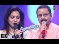 Kopam Vasthe Song SP Balu Sunitha Performance Swarabhishekam 1st September 2019 ETV Telugu