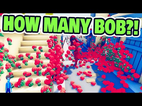 How Many Bob Heads?! Sensei Bob vs Every Faction #2 - TABS Unit Creator GAMEPLAY
