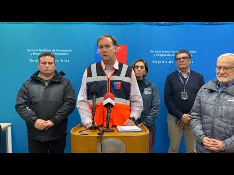 AUTORIDADES DE LOS RÍOS INFORMAN DE ALERTA ROJA Y SUSPENSIÓN DE CLASES
