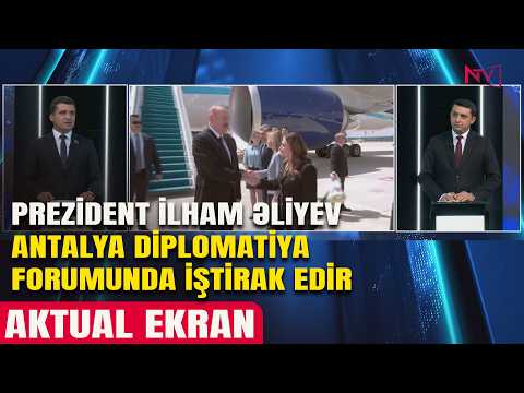 AKTUAL EKRAN: BEŞİNCİ ANTALYA DİPLOMATİYA FORUMU 16.04.2026