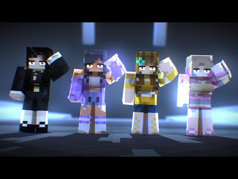 BELIEVER PROJECT ZERO TWO DODGING APHMAU WEDNESDAY ENID MACNCHEESEP1Z - MINECRAFT ANIAMTION #shorts