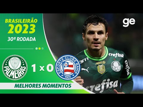 Gols e lances de Palmeiras x Bahia