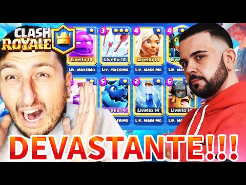 😱 PROVO IL MAZZO DI CICCIOGAMER89 IN LADDER‼️ *DEVASTANTE* CLASH ROYALE