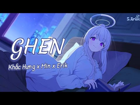 Ghen - Khắc Hưng × Min × Erik [ Lyrics // Speed Up ] | Noa (Pajama) - Blue Archive Live2D