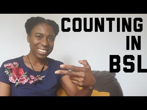 LEARN BSL: Numbers.  Learn how to sign numbers 1 to 20 and more in British Sign Language!
