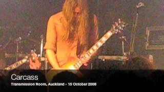 Carcass #4 at The Transmission Room, Auckland, New Zealand 