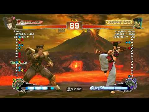 lutuna (Juri) VS LongHair reborn (M.Bison) Super Street Fighter IV Arcade Edition 2012 720p HD