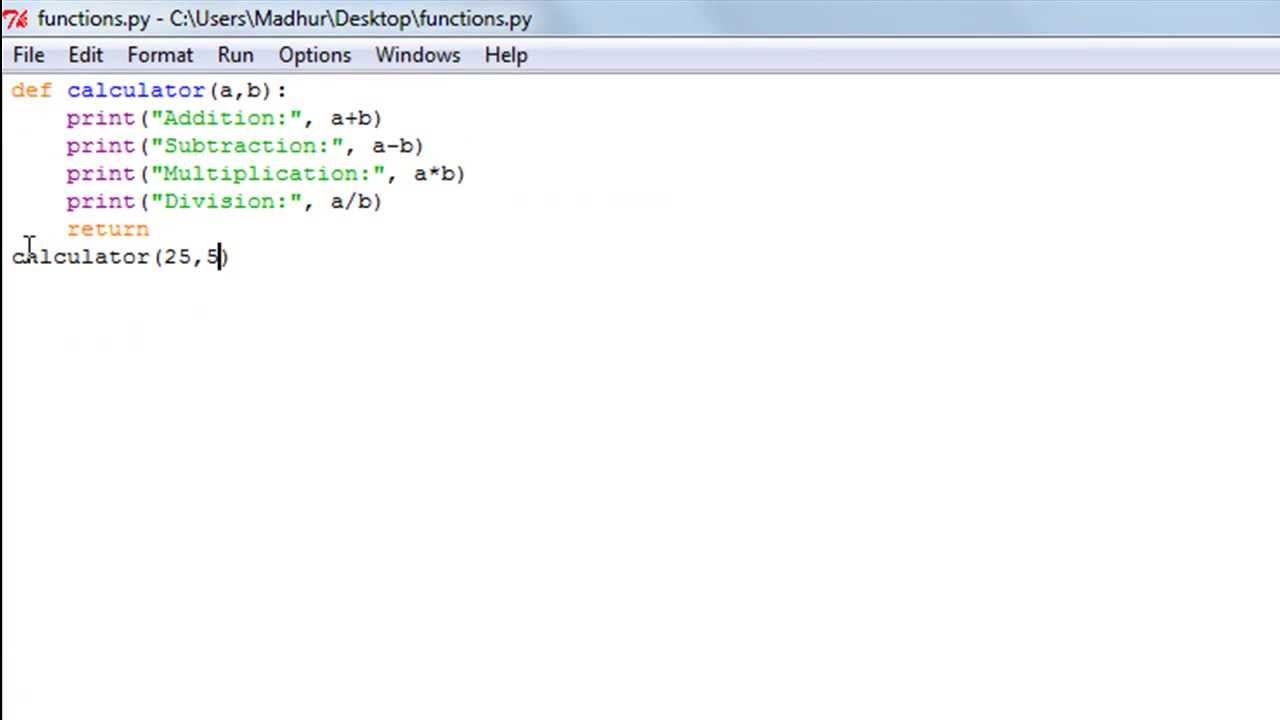 Python Programming Tutorial - 35: User Defined Functions