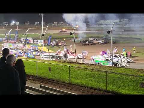 Modified's  Touring Season 4-Wide Salute, Cedar Lake Speedway 2024