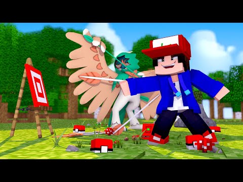 Minecraft: TREINANDO MEU POKEMON INICIAL !! - MUNDO L POKEMON 2 ‹ DENGOSO ›