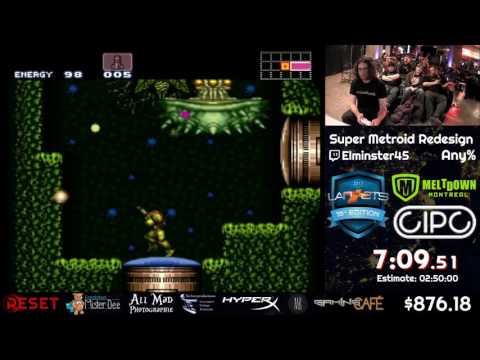 NoReset x Lan ETS 2017 - Super Metroid Redesign by Elminster45