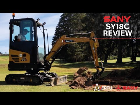 SANY SY18C Mini Excavator Client Review - Whitford Park Golf Course