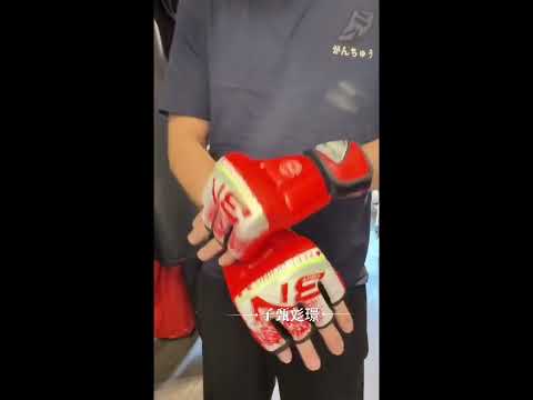 ~子甄彣璟~重磅款 MMA拳套 半指拳套 格鬥拳套 UFC拳套 散打 自由搏擊 泰拳 拳套 搏擊 綜合格鬥 手套 訓練拳套 沙袋拳套