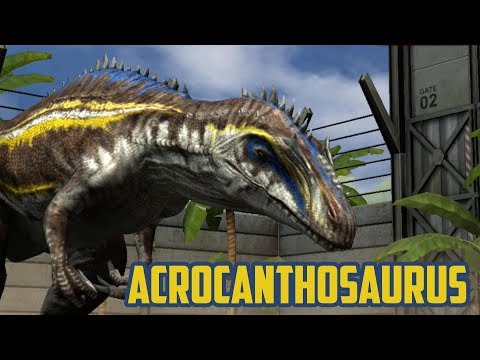 ACROCANTHOSAURUS - VIP dinosaur - Jurassic World The Game