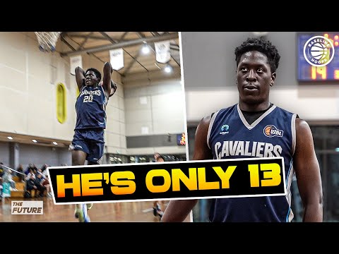 Barry is the TOUGHEST 13 YEAR OLD in Australia! 6'5 and DUNKED EVERYTHING in U16 debut!