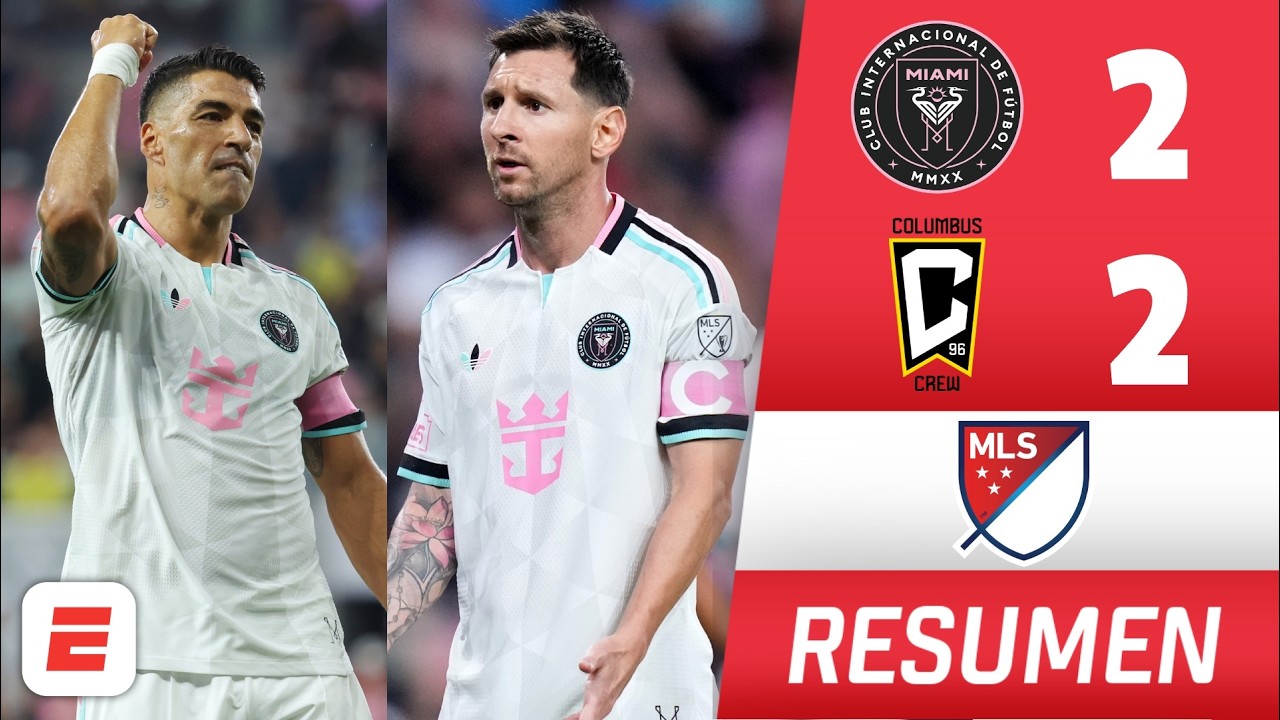 PARTIDAZO. MESSI REGRESÓ, pero INTER MIAMI perdió la oportunidad de ser líder vs COLUMBUS CREW | MLS