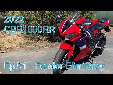 2022 CBR1000RR Fender Eliminator Install (ep.01)