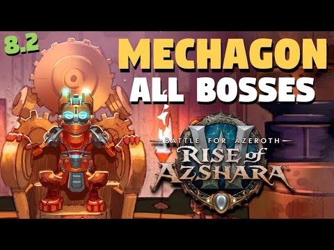 All Bosses - Operation: Mechagon Mythic Dungeon | WoW Patch 8.2 BFA | World of Warcraft