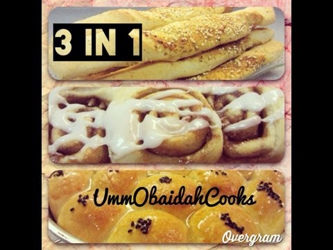 Ramadan Special #3: 3 in 1 - Make 3 different recipes with 1 batch of standard dough
