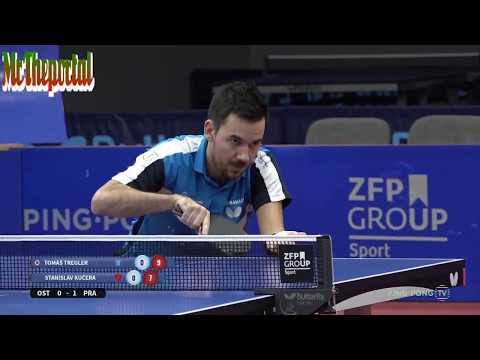 Table Tennis Czech Extraliga 2018/19  - Tomas Tregler Vs Stanislav Kucera -