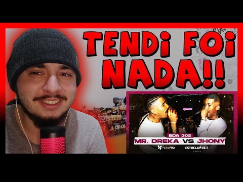 (TENTE NAO RIR 😂) JHONY X MR DREKA | PRIMEIRA FASE | Batalha da Aldeia | REACT BAUEB