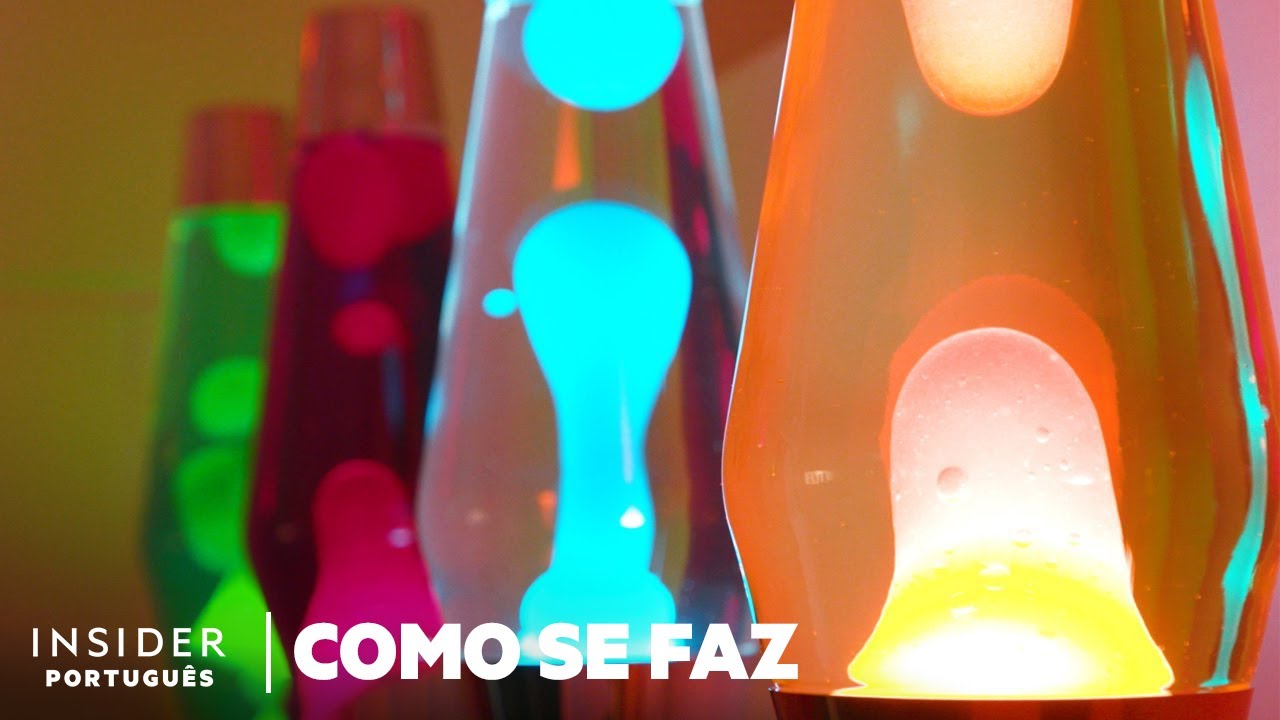 Como Lâmpadas de Lava São Feitas | Como se Faz
