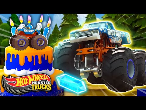 Bigfoot's Big Ole Birthday Wish! | Hot Wheels Monster Trucks 2 HRS