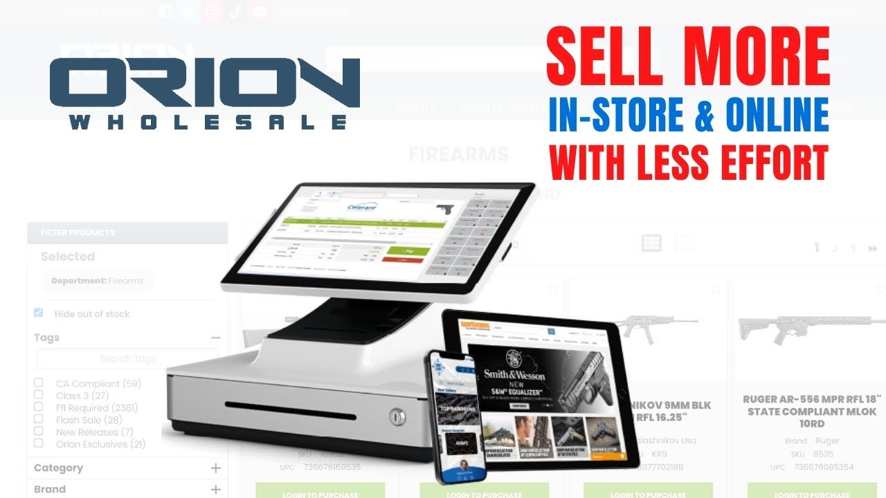 Orion Wholesale and Celerant Open Drop Shipping for FFL Dealers Nationwide