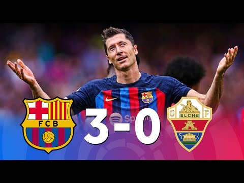 Barcelona vs Elche [3-0], La Liga 2022/23 - MATCH REVIEW