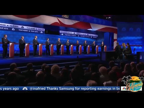 Click to Watch the Candidates show united front against media bias as CNBC debate backfires against network video