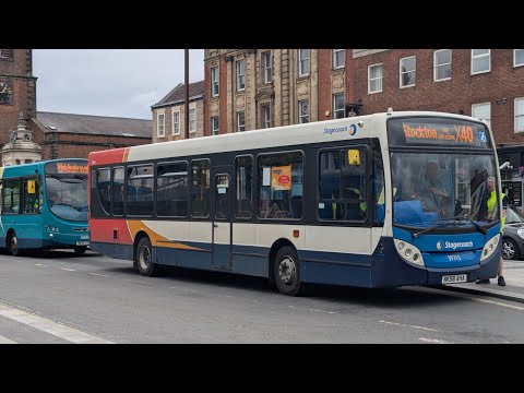Stagecoach North East MAN 14.240 39715, NK58AHA - route X40