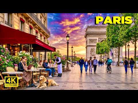 🇫🇷 06 MARCH 2026 Paris Walk 4K60 fps ☀️ Saint-Lazare Quarter, Champs Élysées