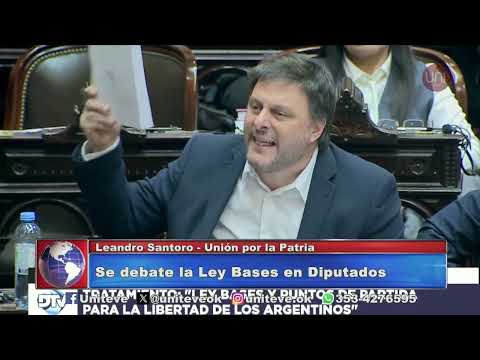 Se debate la Ley Bases en Diputados