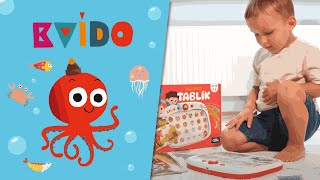 MLUVÍCÍ TABLÍK KVÍDO - interaktivní dotyková hra pro děti 2–6 let (300+ zvuků)