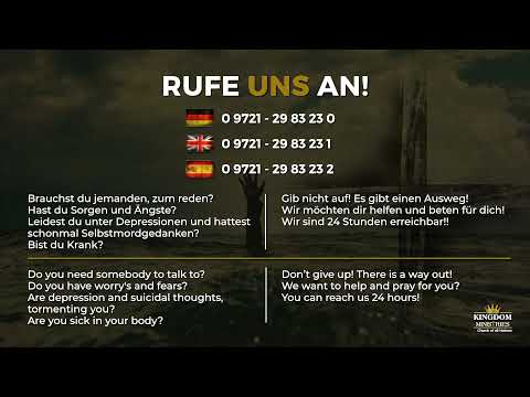 Bibelstunde 05.05.2021 Einmal errettet immer errettet?? Kingdom Ministries Kirche Schweinfurt