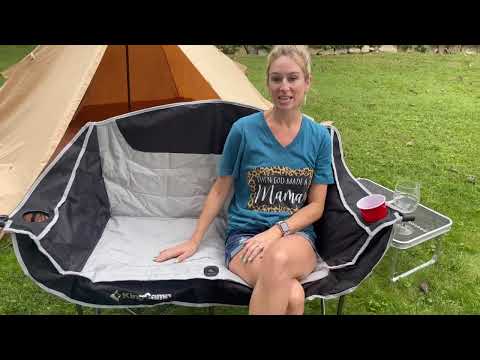 Review of KingCamp Loveseat Camping Chair for Adult Double Camping Chair Folding Chair