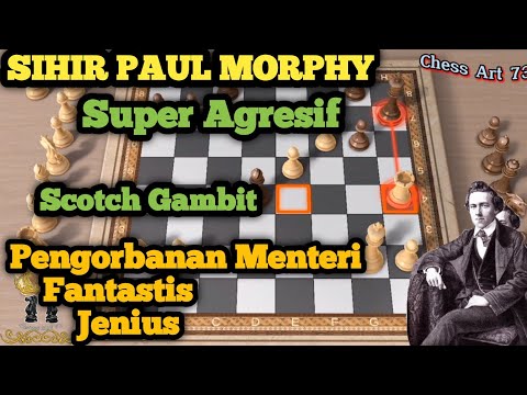 JEBAKAN CATUR MEMATIKAN PAUL MORPHY VS ALBIN REIF || 1857 di New York