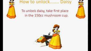 mario kart 7 how to get all characters