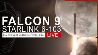 SpaceX Launches Starlink 6-103 Mission from Cape Canaveral, Florida