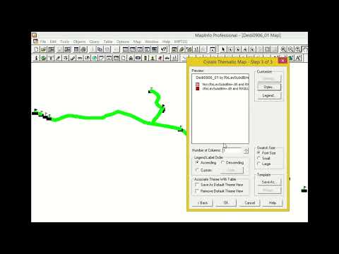 Expression Use in Thematic Map(MapInfo)
